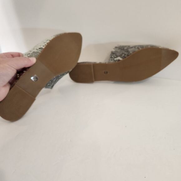 CCOCCI Snake Print Mules - Black and Gray - Picture 10 of 10